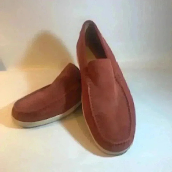 Ecco Lite‎ Brown  Suede Mock Loafer Shoes Men’ S Size 10 - Picture 1 of 8